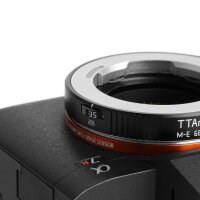 TTArtisan 6-Bit Adapter f&uuml;r Leica M ( Objektiv ) auf Sony E ( Kamera ) 6-Bit schwarz
